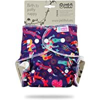 Petit Lulu Pañal de bambú ajustable de talla única- reutilizable y lavable- fabricado en Europa